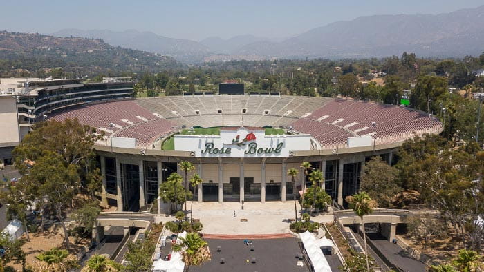 Rose Bowl stadium, Pasadena, California