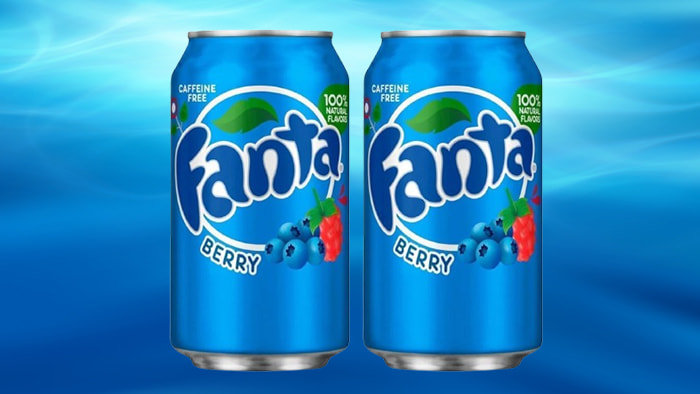 A can of Fanta Berry soda