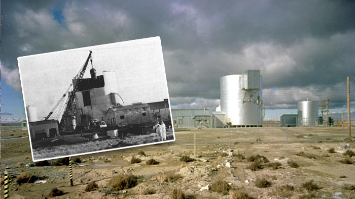 The SL-1 reactor site after the explosion in Idaho